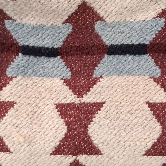 Madewell Textured Blanket Carpet Scarf Geometric Southwestern - Picture 3 of 4